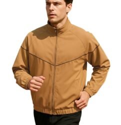 CHKOKKO Sunscreen Jacket for Men Hooded Zipper Sports Jacket | UV Protection UPF 50+ | Sun Protective | Lightweight Breathable | Riding Biker | Outdoor Travel Gym Running