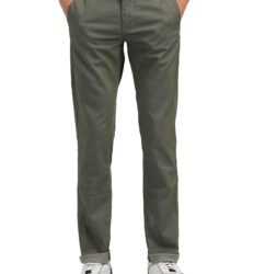 Arrow Sport Slim Fit Satin Trousers_ASAETRO2775_34 Olive